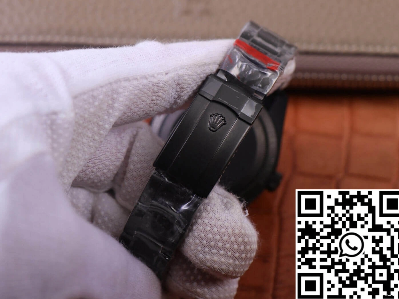 watch Black LNT01HS-001 Noir Factory Label Design Rolex Replica Base Milgauss 116400 case JB 0330